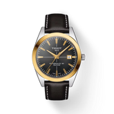 Tissot Gentleman Powermatic 80 Silicium Solid 18K Gold Bezel Herrenuhr - T927.407.46.061.01